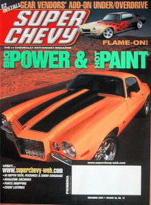 SUPER CHEVY 2004 NOV - PUMP-GAS STROKER, LOW-WAGON